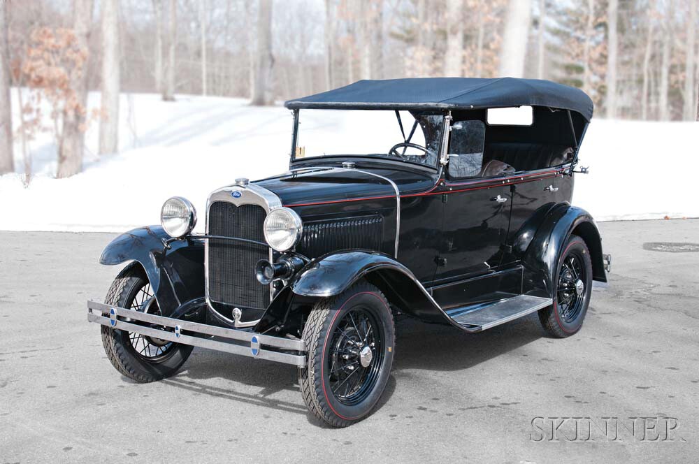 1930 Ford Model A Standard Phaeton (Lot 9, Estimate: $25,000-35,000)