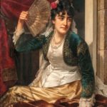 Jan Frederik Pieter Portielje (Dutch, 1829-1908) Woman with a Fan (Lot 233, Estimate: $10,000-15,000)