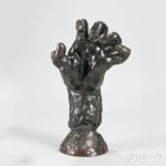 Auguste Rodin (French, 1840-1917) Grande Main Crispée Gauche (Large Clenched Left Hand) (Lot 301, Estimate: $120,000-180,000)
