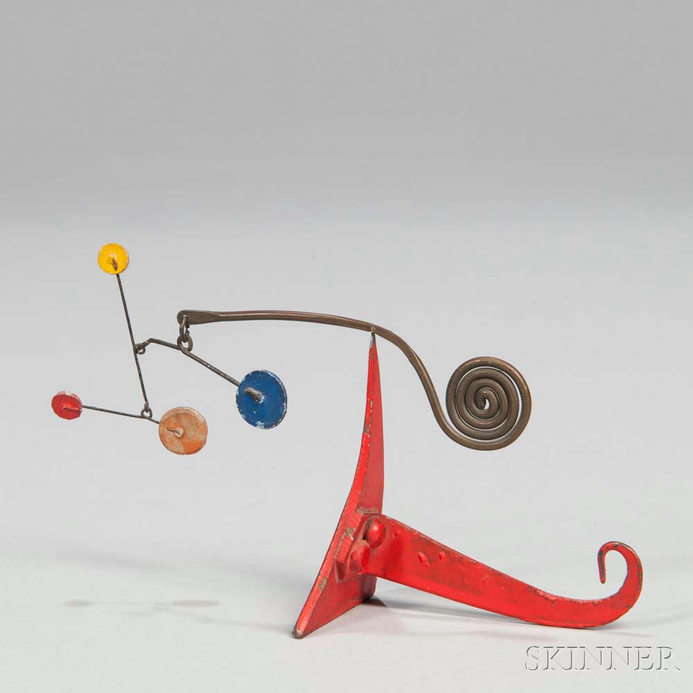 Alexander Calder (American, 1898-1976) Untitled (Standing Mobile) c. 1953 (Lot 525, Estimate: $100,000-150,000)
