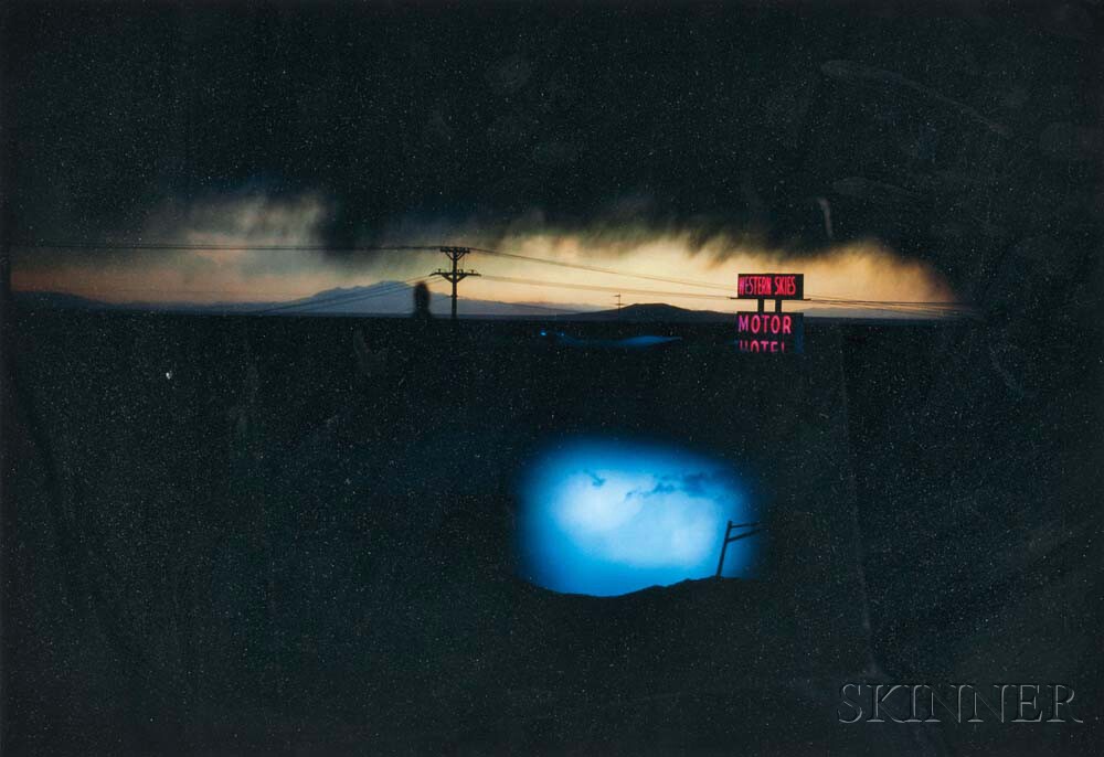 Ernst Haas (Austrian/American, 1921-1986) Western Skies Motel, New Mexico, 1978, printed 2017 (Lot 161, Estimate: $2,000-3,000)