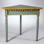 Painted Corner Stand (Estimate: $100-150)