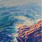 Diane Burko (American, b. 1945) Ile au haut, 1989, edition of 178 (Lot 1063, Estimate $20-200)