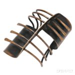 Brass Bracelet, Art Smith, c. 1948 (Lot 7, Estimate: $6,000-8,000)