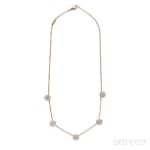 18kt Gold and Diamond 'Fleurette' Necklace, Van Cleef & Arpels (Lot 160, Estimate: $7,000-9,000)