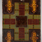 Painted Two-sided Game Board, 19th century (Lot 344, Estimate $250-350)