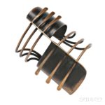 Brass 'Modern Cuff' Bracelet, Art Smith, c. 1948 (Lot 7, Estimate $4,000-6,000)