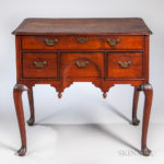 Carved Walnut Dressing Table, probably Massachusetts, c. 1730-50 (Lot 1469, Estimate $1,500-2,500)