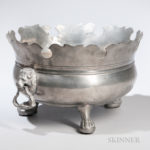 Large Pewter Monteith, Holland, c. 1720-40 (Lot 1634, Estimate $800-1,200)