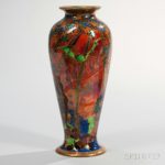 Wedgwood Fairyland Lustre Vase, England, c. 1920 (Lot 252, Estimate $2,000-3,000)