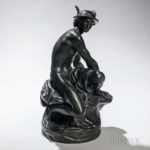 Wedgwood Black Basalt Figure of Achilles, England, c. 1900 (Lot 356, Estimate $800-1,200)