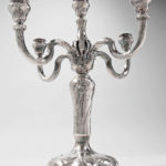 Gorham Martelé .9584 Silver Five-light Candelabra, Providence, 1916 (Lot 981, Estimate $8,000-12,000)