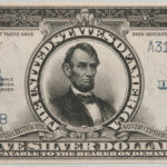 1923 $5 Silver Certificate, PCGS About New 53, Fr. 282 (Estimate $2,000-3,000)