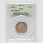 1916 Standing Liberty Quarter (Lot 1138, Estimate $5,000-7,000)