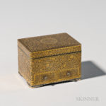 Gilt and Lacquered Komai Silver Box, Japan, 19th/20th century (Lot 356, Estimate $2,000-3,000)