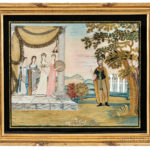 Painted Silk and Needlework Picture 'Jeptha's Rash Vow,' Misses Pattens' School, Hartford, Connecticut, c. 1810 (Lot 138, Estimate $5,000-7,000)