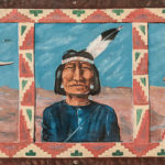 Four Paintings on Canvas Depicting American Indians, c. 1920s (Lot 2128, Estimate $400-600)