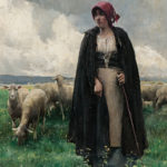 Julien Dupré (French, 1851-1910) Shepherdess in a Landscape (Lot 230, Estimate $12,000-18,000)