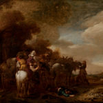Washington Allston (American, 1779-1843) Robbers Fighting with Each Other for the Spoils Over a Murdered Traveler (Lot 250, Estimate $70,000-90,000)