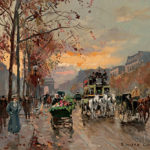 Edouard Léon Cortès (French, 1882-1969) L'Avenue des Champs-Élysées au Crepescule (Lot 331, Estimate $15,000-25,000)