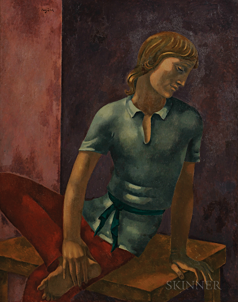 Eugeniusz Zak (Polish, 1884-1926) Young Acrobat (Lot 377, Estimate $40,000-60,000)