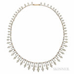Antique Diamond Necklace, c. 1890s (Lot 380, Estimate $5,000-7,000)