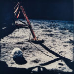 The first photograph taken by man on the surface of another world, Apollo 11, July 1969 (Estimate $700-900)