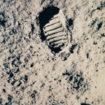 The footprint on the Moon, Apollo 11, July 1969 (Estimate $800-1,200)