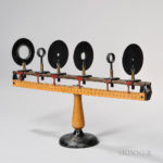 Unmarked Cast Iron and Brass Optical Bench (Lot 355, Estimate $500-700)