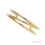 18kt Gold Cuff Bracelet, Tiffany & co., Estimate: $1000-1500