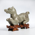 Jade Carving of a Dog, China, 18th century (Lot 246, Estimate: $8,000-10,000)