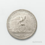 1826 Erie Canal Completion Medal in White Metal, HK-1 and Half of Original Box (Lot 1287, Estimate: $600-800.