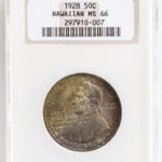 1928 Hawaiian Commemorative Half Dollar, NGC MS66 (Lot 1078: Estimate $3,000-5,000)