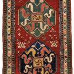 Cloudband Kazak Rug, Caucasus, first half 19th century (Lot 113, Estimate: $6,000-8,000)