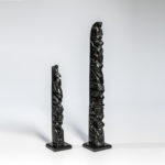 Two Northwest Coast Haida Argilite Totem Poles, late 19th century (Lot 326, Estimate: $3,000-4,000 and lot 327, Estimate: $4,000-6,000)