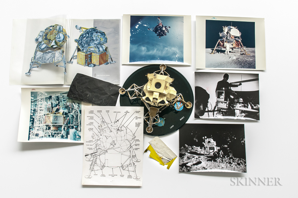 Apollo Lunar Module Model, Grumman and NASA, Photographs and Related Material, 1966-1969 (Lot 2311, Estimate $5,000-7,000)
