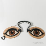 Painted Wrought and Sheet Iron Glasses-form Optometrist Trade Sign, probably America, late 19th century (Lot 3111, Estimate: $800-1,200)