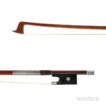 French Silver-mounted Violin Bow, Eugene Sartory (Lot 1042, Estimate: $7,000-9,000)