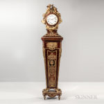Louis XIV-style Ormolu-mounted Amaranth and Tulipwood-veneered Long Case Clock by E. Kahn & Cie. (Lot 466, Estimate $10,000-15,000)