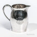 Andrews & Winsten Sterling Silver Water Pitcher (Lot 1269, Estimate: $300-500)