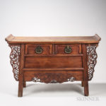 Huanghuali Two-drawer Coffer Table (Lot 563, Estimate: $10,000-15,000)