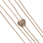 14kt Gold Chain and 14kt Gold, Sapphire, and Enamel Slide (Lot 2126, Estimate: $400-600)