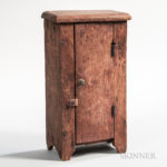 Miniature Cupboard, America, 19th century (Lot 1, Estimate: $1,200-$1,500)