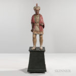 Carved and Painted Tobacconist Figure, Julius Theodore Melchers, c. 1860 (Lot 454, Estimate: $20,000-$30,000)