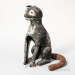 Painted Papier Mâché “Carnival Cat,” America, late 19th century (Lot 419, Estimate: $3,000-$5,000)