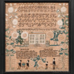 Needlework Sampler “Mary Ann Babcock,” Westerly, Rhode Island, 1826 (Lot 295, Estimate: $8,000-$12,000)