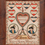 Watercolor Lipe-Lambert Family Record, William Murray, Vermont, 1806 (Lot 278, Estimate: $6,000-$8,000)