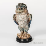 Martin Brothers Glazed Stoneware Wally-bird Jar and Cover (Lot 374, Estimate: $8,000-12,000)