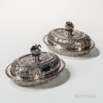 Two Kirk & Son .917 Silver Covered Tureens (Lot 75, Estimate: $12,000-18,000)