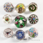 Over 100 lots of Paperweights on offer